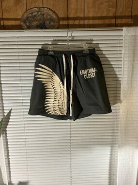 Grey Mixed Emotions "wing shorts"